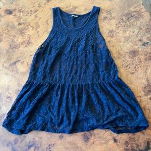 Flowered tunic, sheer Flowered tunic, bohemian shirt, sheer flowered shirt